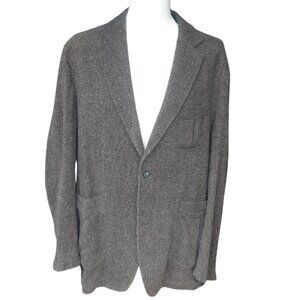 1970s Bugatti SZ44R Vintage Unstructured Men's 2 Button Casual Jacket Sport Coat